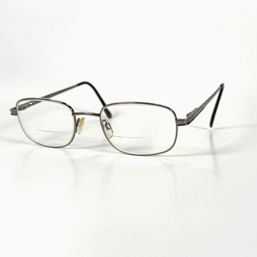 Looking Glass 7562‎ Eyeglasses Frame Only 52-20-145 Gunmetal Full Rim Metal